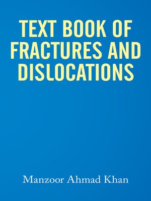 cover image of Textbook of Fractures and Dislocations